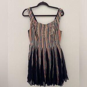 Free people beaded and embroidered party dress